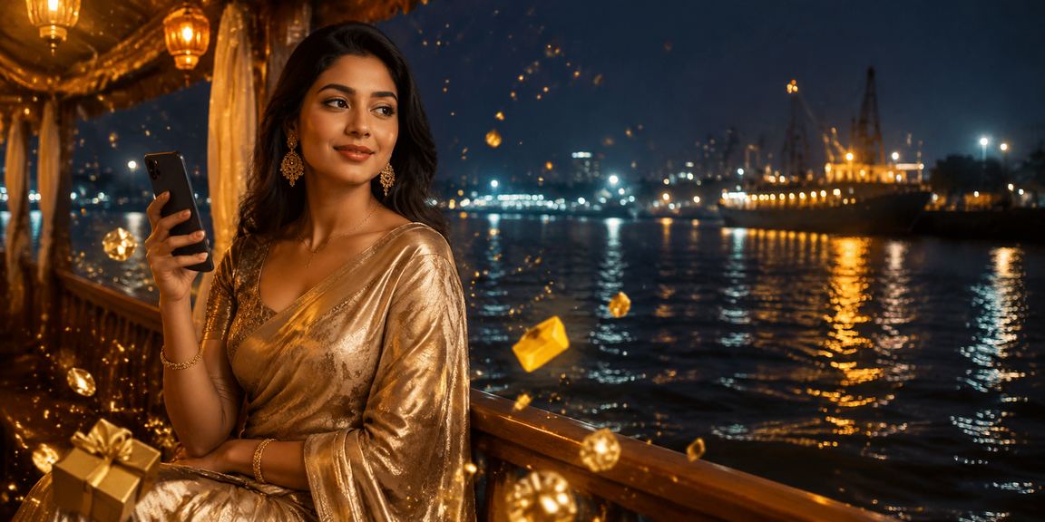 নারায়ণগঞ্জে শাড়ি পরা নারী মোবাইলে ক্যাসিনো বোনাস দেখছেন 3333ok