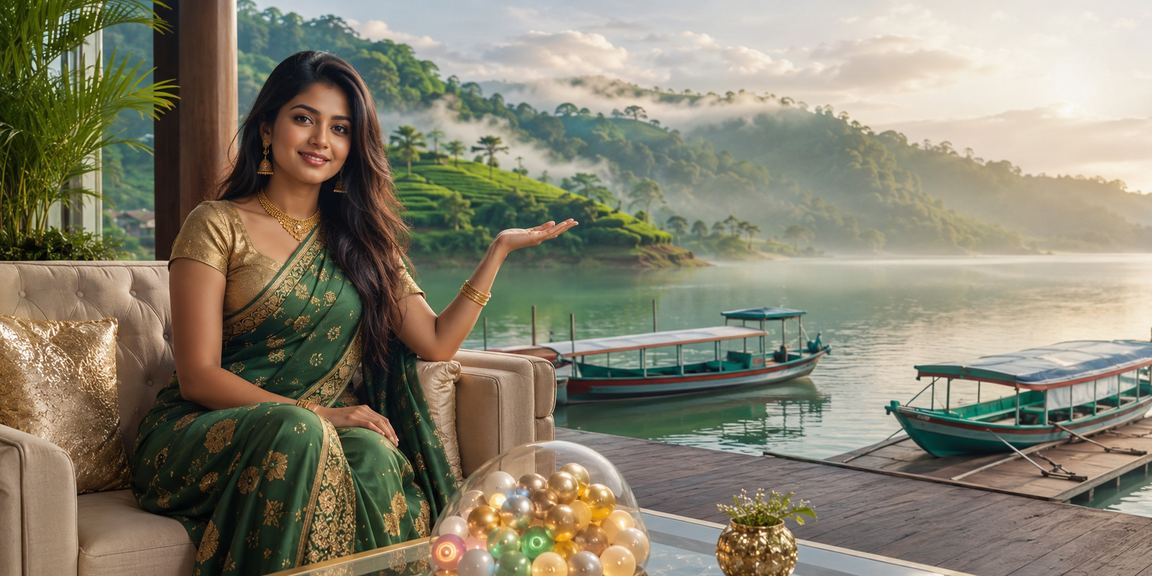 রাঙামাটির চা বাগানে লটারি প্ল্যাটফর্মে অংশগ্রহণের দৃশ্য